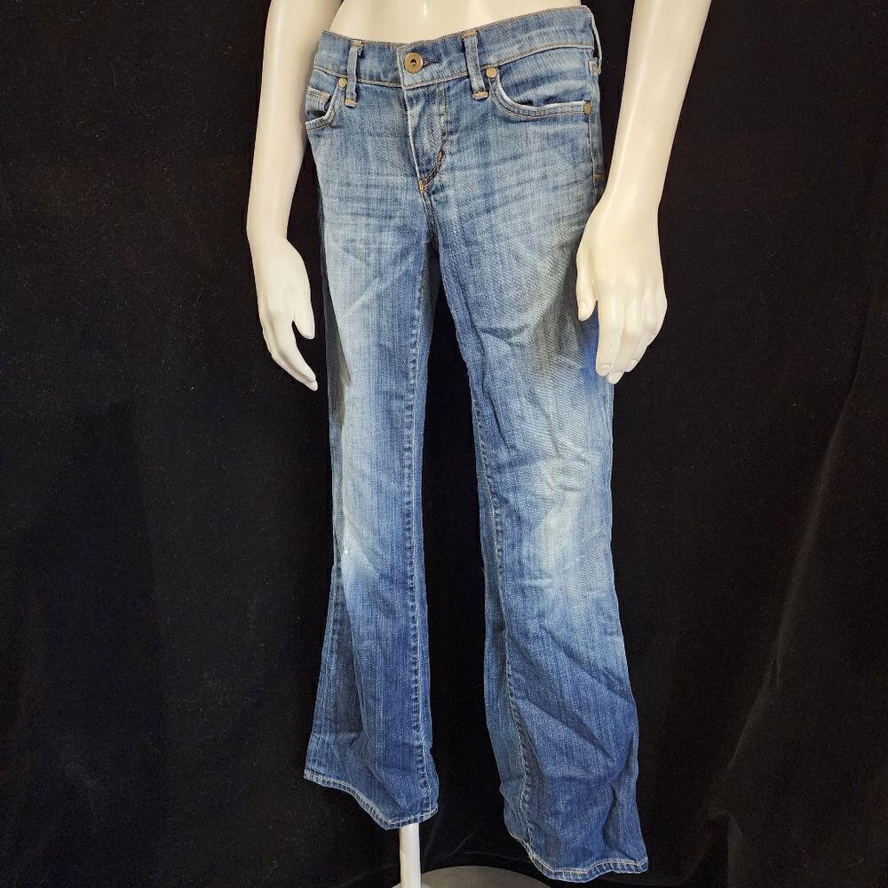 Citizens of Humanity Dina Petite Bootcut Leg Blue Jeans (26)